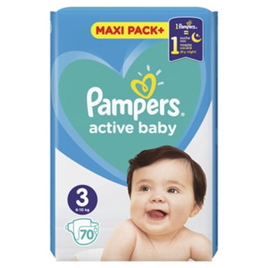 PAMPERS Active Baby maxi pack s4+, 58