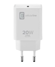 CELLULARLINE Punjač USB-C za iPhone 8, adapter, 20W, bijeli