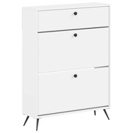 Ormar za cipele Breda 78 x 24 x 103 cm od konstruiranog drva, bijeli