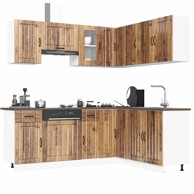 Set kuhinjskih ormarića Lucca, 11-dijelni, konstruirano drvo