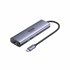 UGREEN USB-C Hub CM512 6-u-1, DisplayPort 4K 60 Hz, RJ45, Power Delivery 100 W, siva