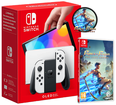 NINTENDO Konzola Switch OLED bijela + Prince Of Persia The Lost Crown