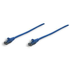 INTELLINET Mrežni kabel RJ-45 Cat6 U/UTP, 0,3 m, plavi
