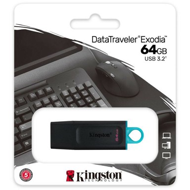 KINGSTON USB flash stick DataTraveler Exodia, 3.2 Typ A - 64 GB DTX/64GB