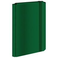 INTERDRUK Mapa s gumicom A4 karton hrbat 30 mm tamnozelena