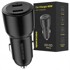 Brzi USB auto punjač s dvostrukim adapterom za automobil, 60W