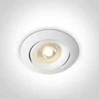 ONE LIGHT Ugradbena svjetiljka gu10 mr16 bijela dm11105u/w