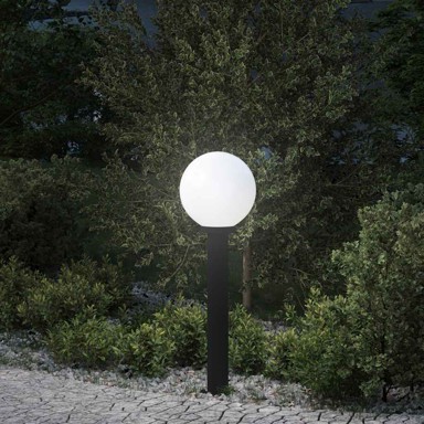 Stupić za svjetlo, 80 cm, IP44, crni