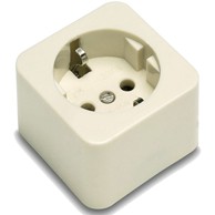 FAMATEL Utičnica Schuko 16A/250V, umetak od porculana