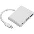 QOLTEC hub USB-C 3.1 3-u-1 s USB 3.0, VGA i USB-C PD 92 W