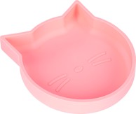 ANIONE Posuda Pepe&Kitty, silikonska, ružičasta, 240 ml