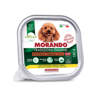 MORANDO Hrana za pse Tradizioni Adult Mini piletina, krumpir i grašak, 150 g alu-pak