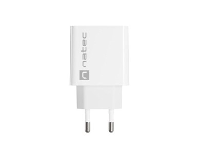 NATEC Punjač Ribera, USB-C, 20W PD, bijeli