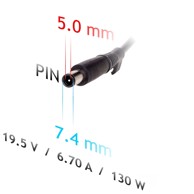 AKYGA Adapter za punjač AK-ND-57 Indoor 130 W, crni