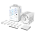 ASUS ROG Eurux GR120 ARGB Reverse Fan White Edition - Triple Pack Kućište računala Ventilator 12 cm Bijelo 3 kom