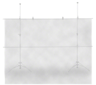 WALIMEX Difuzorsko platno, 300x300cm