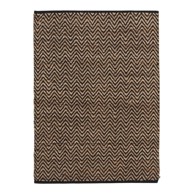 DOUCEUR D'INTÉRIEUR Crni/u prirodnoj boji tepih 120x170 cm Zigzag 