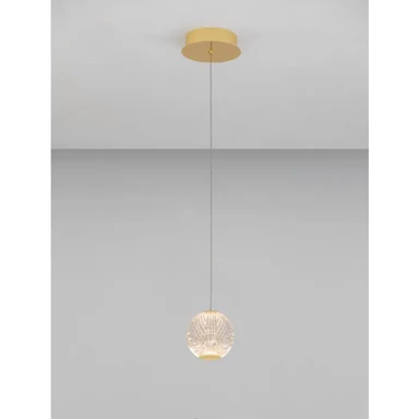 NOVA LUCE Visilica Brillante LED 6 W, 3200 K, 247 lm, IP20 NL9511010, zlatna