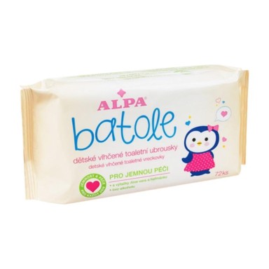 ALPA BATOLE Vlažne maramice za bebe, 72 kom