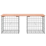 Vrtna klupa s gabionskim dizajnom 103x44x42 cm drvo duglazije