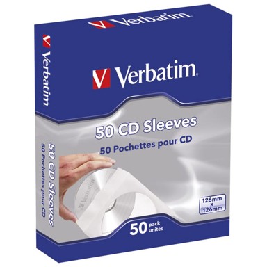 VERBATIM Etui za CD 49992, papirnati, 50 kom