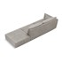 MAZZINI SOFAS Svijetlo siva ležaljka (s lijevim kutom) Vanda, 264x110x85 cm
