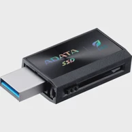 ADATA SSD disk SC730, 1 TB, vanjski, USB-C 3.2 Gen2, crni