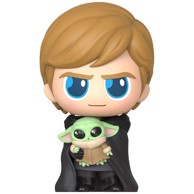 Figura, Luke Skywalker & Grogu Cosbi, Star Wars, 8cm