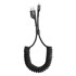BASEUS Kabel Spring-loaded, Lightning, 1m, 2A 