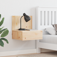 Noćni ormarić montiran na zid 2 kom 42 x 32,5 x 40 cm, smeđe boje