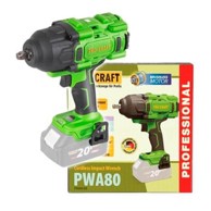 PROCRAFT Akumulatorski udarni ključ PWA80, zelena