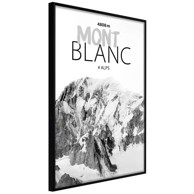 Poster Peaks of the World: Mont Blanc 20x30