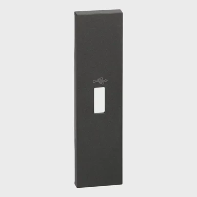 BTICINO Pokrov tipka USB A 1M crni KG10P