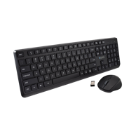 V7 Tipkovnica + miš CKW350US, bežična, crna, USB, US layout