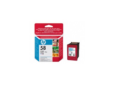 HP Originalna tinta No.58, C6658AE, foto crna