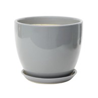 STIL Keramička tegla s podmetačem 23x23x18 cm