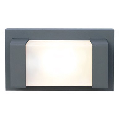 Vanjska zidna rasvjeta, 91215, siva