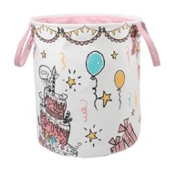 LIVEFY Koš za igračke PartyPop 36 × 40 cm, bijeli