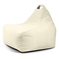 SLOWDOWN Krem vreća za sjedenje od bouclé tkanine Game Amuse 