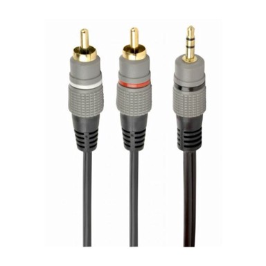 GEMBIRD Audio kabel GEM-CCA-352-2.5M, 3,5 mm na 2x RCA, 2,5 m