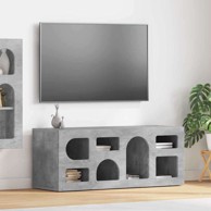 TV ormarić, 100 x 35 x 40 cm, od konstruiranog drva, betonski sivi