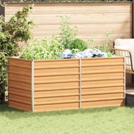 Povišena vrtna gredica, 160 x 80 x 77 cm, svijetlosmeđa