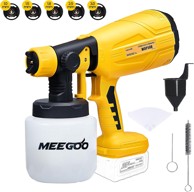 NIKCORP Bežični pištolj za prskanje boje, 200 W, 500 ml, žuta