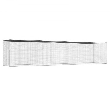 VEVOR Mreža za bejzbolski kavez za udaranje, 55 x 12 x 12 ft, crna