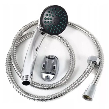 HURTNET Tuš ručka, 18 cm, kromirani držač i crijevo 116 cm