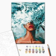 Slika za samostalno slikanje Kraljica oceana, 40x50 cm