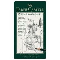 FABER-CASTELL Set grafitnih olovaka, Castell 9000 Design, 12 kom
