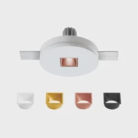 LINEA LIGHT Gipsana ugradbena svjetiljka ip40/660lm/3000k bijela ral 9003 embossed ll8837