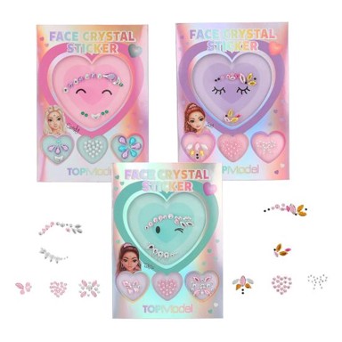 TOP MODEL Kristalne naljepnice za lice BEAUTY and ME