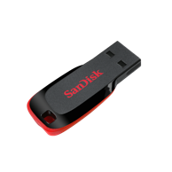 SANDISK USB stick Cruzer Blade, crno-crveni, USB 2.0, 128 GB